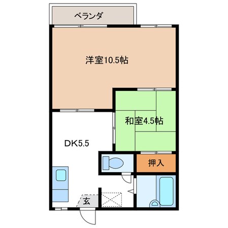 タウニィー大塚の物件間取画像